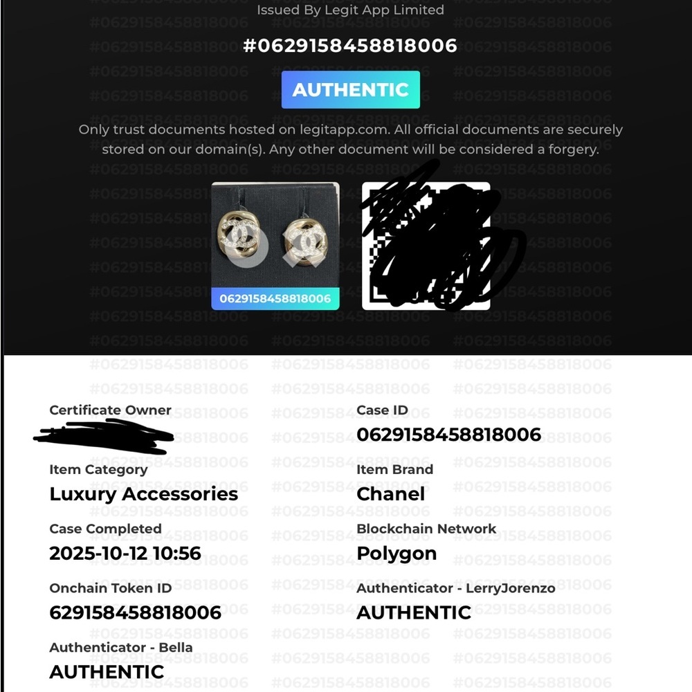 Chanel CC Crystal Logo Gold Statement Earrings Large - Picture 11 of 12